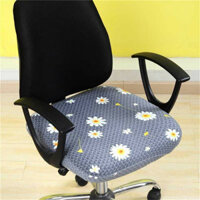 1 Pc Elastic Office Chair Seat Cover Computer Rotating Chair Seat Protector Stretch Armchair Slipcover Home Office Furni