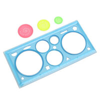 1 Pc Multi-functional Puzzle Ruler Set Spirograph Geometric Painting Template Ruler Drafting Tools Students Drawing Toys