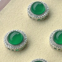 1 Phụ Kiện DIY Bạc 12mm S925 Cho Vòng Cổ Làm Vòng Tay