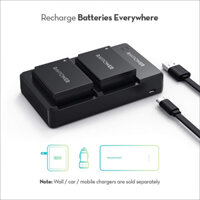 1 pin 1 sạc đôi ravpower w126s cho máy ảnh Fujifilm