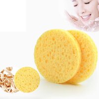 1* Portable Makeup Tool Exfoliator Cleanup Face Wash Pad Cleansing Sponge Body Facial Cleaner Compress Puff