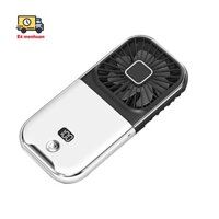 1 Quạt Mini Cầm Tay Sạc USB 180° Quạt Gấp Không Dây Để Bàn Màu Trắng Và Đen