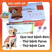 1 Que test bệnh PARVO và CARE cho chó dùng trong phòng khám chó mèo thử bệnh trên chó - Que test Care