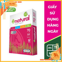 1 Ream 500 Tờ Giấy IK Natural 70gsm Khổ A4 - Giấy in văn phòng chính hãng