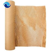 1 Roll Recycled Packing Paper 12Inch x 33FT Eco Honeycomb Paper for Moving Packaging Wrap Recyclable Cushion Material