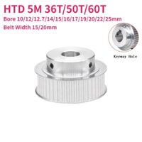 1 Ròng Rọc Mini HTD 5M 36T / 50T / 60 10 / 12 / 12.7 / 14 / 15 / 16 / 17 / 19 / 20 / 22 / 25mm 15 / 20mm