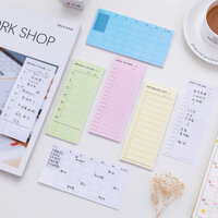 1 * Sáng Tạo Văn Phòng Phẩm Kế Hoạch Danh Sách Đồ Dùng Học Tập Ghi Nhớ Copybook Xách Tay Notepad