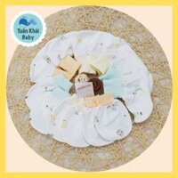 1 Set bao tay, bao chân sơ sinh cao cấp CUNCON, chất vải cotton co giãn 4 chiểu mềm, mịn, thoáng mát - Bé gái