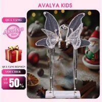 1 Set gồm 2 kẹp tóc đính đá cao cấp , phụ kiện tóc cực xinh cho bé khi mặc đầm công chúa