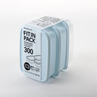 1 Set Hộp Nhựa Đựng Thực Phẩm Dùng CHo Lò Vi Sóng 300ml - Nội Địa Nhật Bản