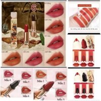 (1 tặng 1) son 6 màu Agag, tặng nước hoa xịt