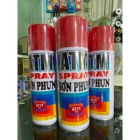 1 THÙNG =12 CHAI- (Chính Hãng) Sơn Xịt Đỏ ATM A211
