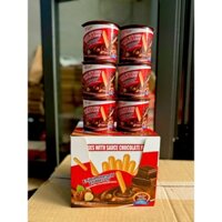 1 Thùng 12 Hộp Bánh que Sữa - chocolate 2026 Zecuf