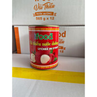 1 Thùng 12 Hộp Vải thiều ngâm đường đóng hộp IFOOD - Hàng Việt Nam chất lượng cao