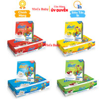 [1 Thùng 12 Vỉ] Sữa chua Hoff ăn dặm Dâu, Táo, Chuối, Nguyên Bản 55gr x 4 Hộp Date 2025 - 1 Đổi 1 Nếu Lỗi NSX