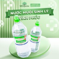 [1 thùng - 20 chai] Nước muối sinh lý Vĩnh Phúc 500 ml