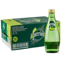 1 thùng 24 chai Nước Khoáng Tự Nhiên Đóng Chai Perrier Sparkling Water nhập khẩu Pháp