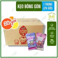 1 thùng (24 gói) kẹo bông gòn Candy Floss sản xuất tại Indonesia [Date mới]
