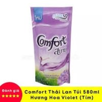 1 thùng 24 gói Nước xả vải Comfort Thái Lan (580ml) màu tím