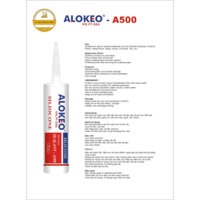 (1 thùng 24 lọ) Keo silicon A500 hàng chính hãng Alokeo