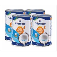 1 Thùng (24 lon) nước cốt dừa tươi vietcoco thơm ngon 400ml