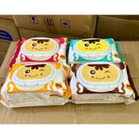 1 thùng 30 gói khăn ướt Baby Wipes 650g không mùi, khổ giấy lớn 20 x 24cm tiện lợi