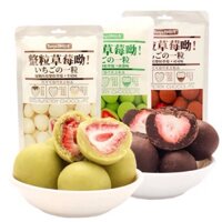 1 Thùng 40 Gói Kẹo Socola Bọc Dâu Tây Các Vị