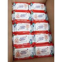 1 Thùng 50 Gói Khăn Ướt Baby wipes cao cấp 80gr