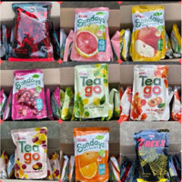 1 thùng 50 gói oishi tea go vị tranh,đào,táo,dâu,nho, T-Rexx