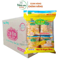 [1 THÙNG] 8 Gói Cơm cháy loại 12 gói nhỏ 15g Cố Đô Hoa Lư Ninh Bình, cơm cháy chà bông ruốc - RÒN TAN, NGON