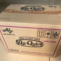 1 thùng Aji quick lẩu thái Gia vị nêm sẵn 120 gói 50g nấu canh chua, nấu lẩu, chua cay tê tê