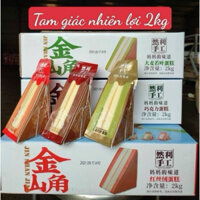 1 Thùng bánh mì bông lan tam giác matcha/socola