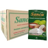 1 thùng bột cốt dừa sanca gói 50g . 60 gói