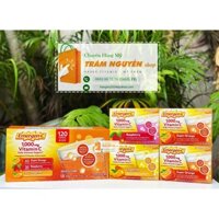 [1 thùng] Bột sủi C tăng đề kháng Emergen-C Vitamin C 1000mg  120 gói - 3 vị: cam, quýt, phúc bồn tử