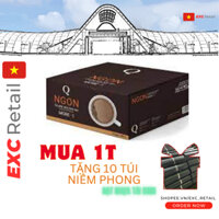 1 Thùng Cà phê Trần Quang NGON 21 Bịch x 480g (24 Gói x 20gr) Date mới