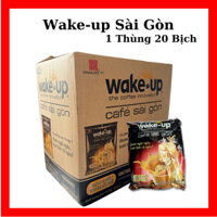 1 Thùng Cà Phê Wake-up Sài Gòn -Thùng 20 bịch