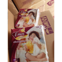 [1 Thùng] Combo 30 gói Khăn giấy vuông Emos bịch 100 tờ - khăn giấy khô đa năng cao cấp dùng làm giấy ăn, thấm dầu