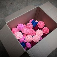 1 thùng Đầu hoa giấy nhún 30 bông lộn xộn màu giá rẻ