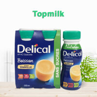 1 thùng Delical 6 lốc vị vani, dinh dưỡng cho người ung thư (200ml/ 1 chai)