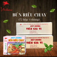 [1 THÙNG] Gia vị Bún Riêu CHAY Việt Hương (72 hộp)