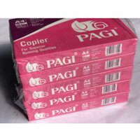 1 Thùng Giấy Pagi A4/ĐL65, 1 Thùng 5 Ram , 500 Tờ/Ram