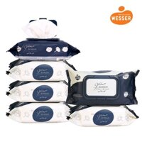 1 thùng khăn giấy ướt Wesser 20 gói xuất xứ Hàn Quốc (không mùi) an toàn cho làm da trẻ sơ sinh