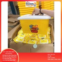 1 Thùng khăn ướt con vịt bịch con ong 10 gói. 1 gói 80tờ