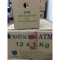 1 thùng Matit vàng ATM + chất pha (12lon/thùng)