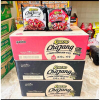 1 Thùng Mì Tương Đen, Đỏ Koreno Hàn Quốc Thùng 20 gói