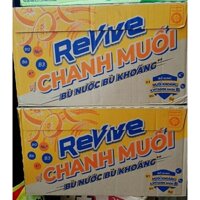 1 THÙNG NƯỚC CHANH MUỐI REVIVE / THÙNG 24 CHAI × 390ML