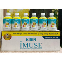 1 Thùng Nước Imuse Vị Sữa Chua Chanh Kirin /24 Chai*280ml