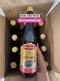 1 Thùng Nước Mắm Hồng Hạnh 40 độ
