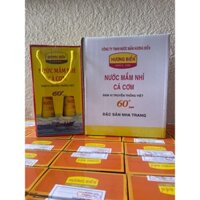 1 Thùng nước mắm HƯƠNG BIỂN 60 ĐẠM ( 0,5 lít x 6 chai thuỷ tinh )