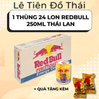 1 Thùng Nước Ngọt Tăng Lực Redbull Lon 250ml Nội Địa Thái Lan